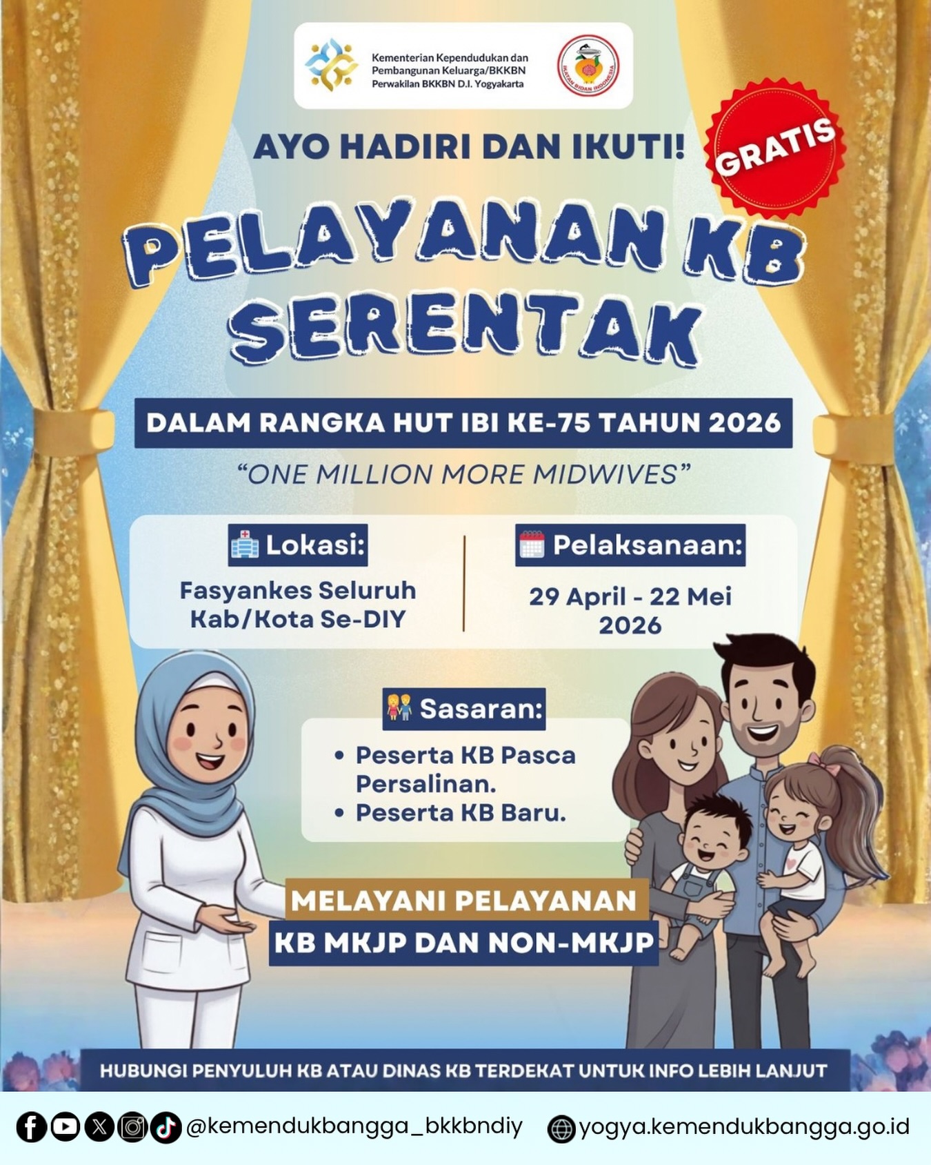 Link Dashboard Pelayanan KB dalam rangka HUT IBI tahun 2026
